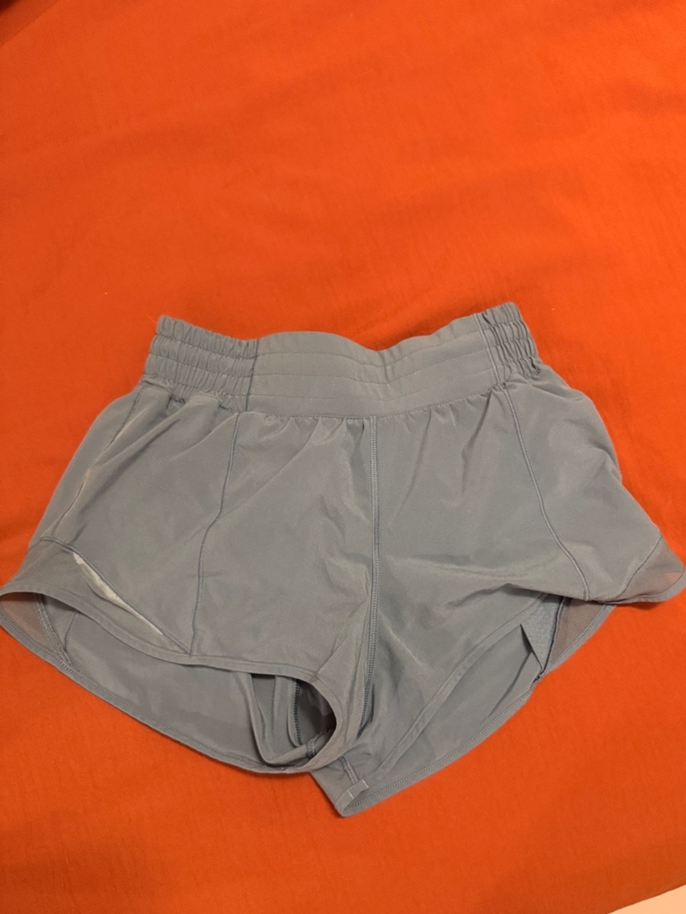 Women's lululemon hotty hot high rise shorts blue size 4